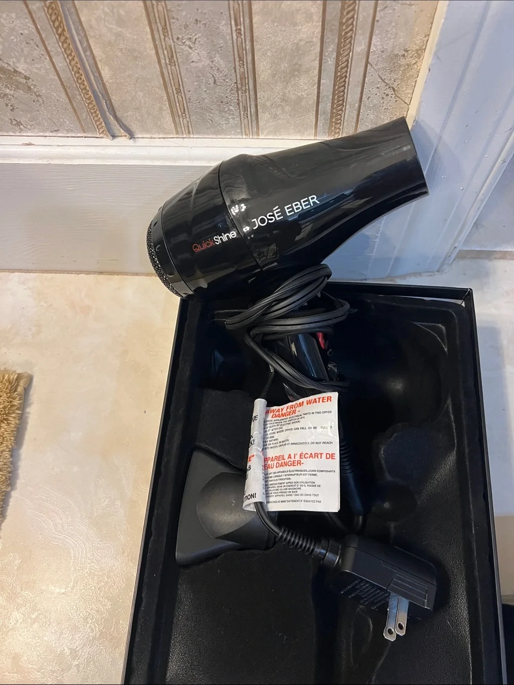José Eber QuickShine Infrared Blow Dryer — Black